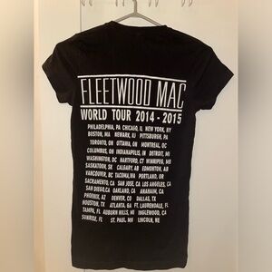 Fleetwood Mac world tour concert tee 2014-2015